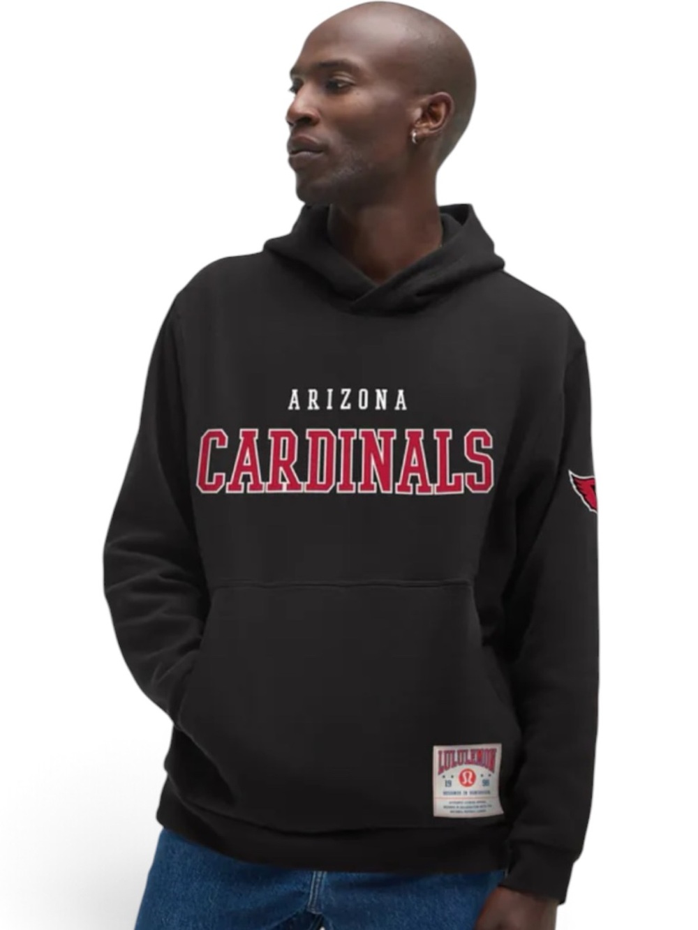 Lululemon Steady State Arizona Cardinals Black Pullover Hoodie- NWT